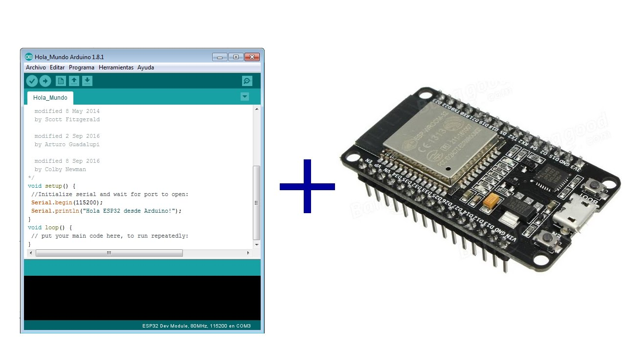 Códigos en Arduino IDE con placas ESP32