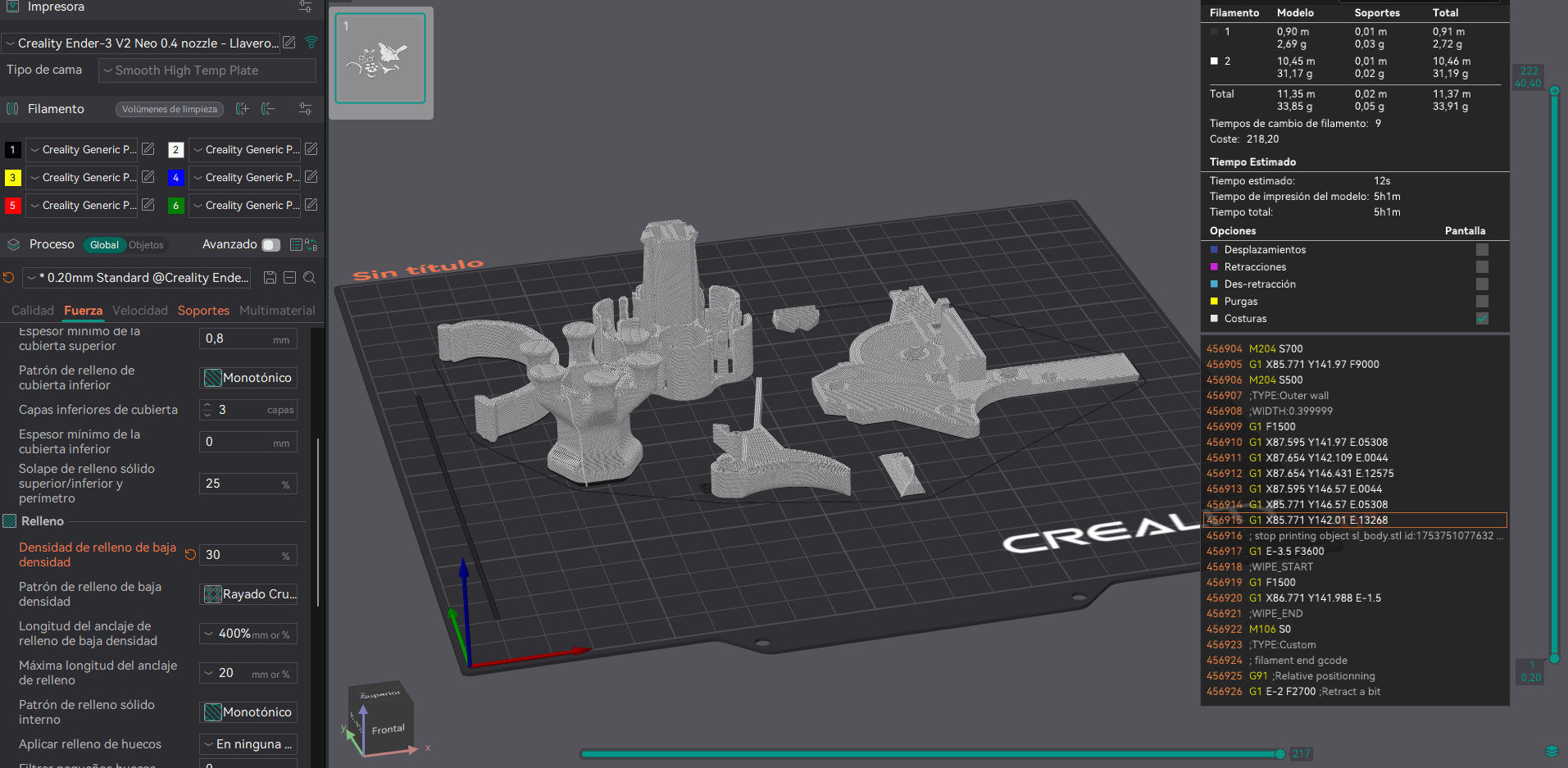 Proceso de diseño 3D en software